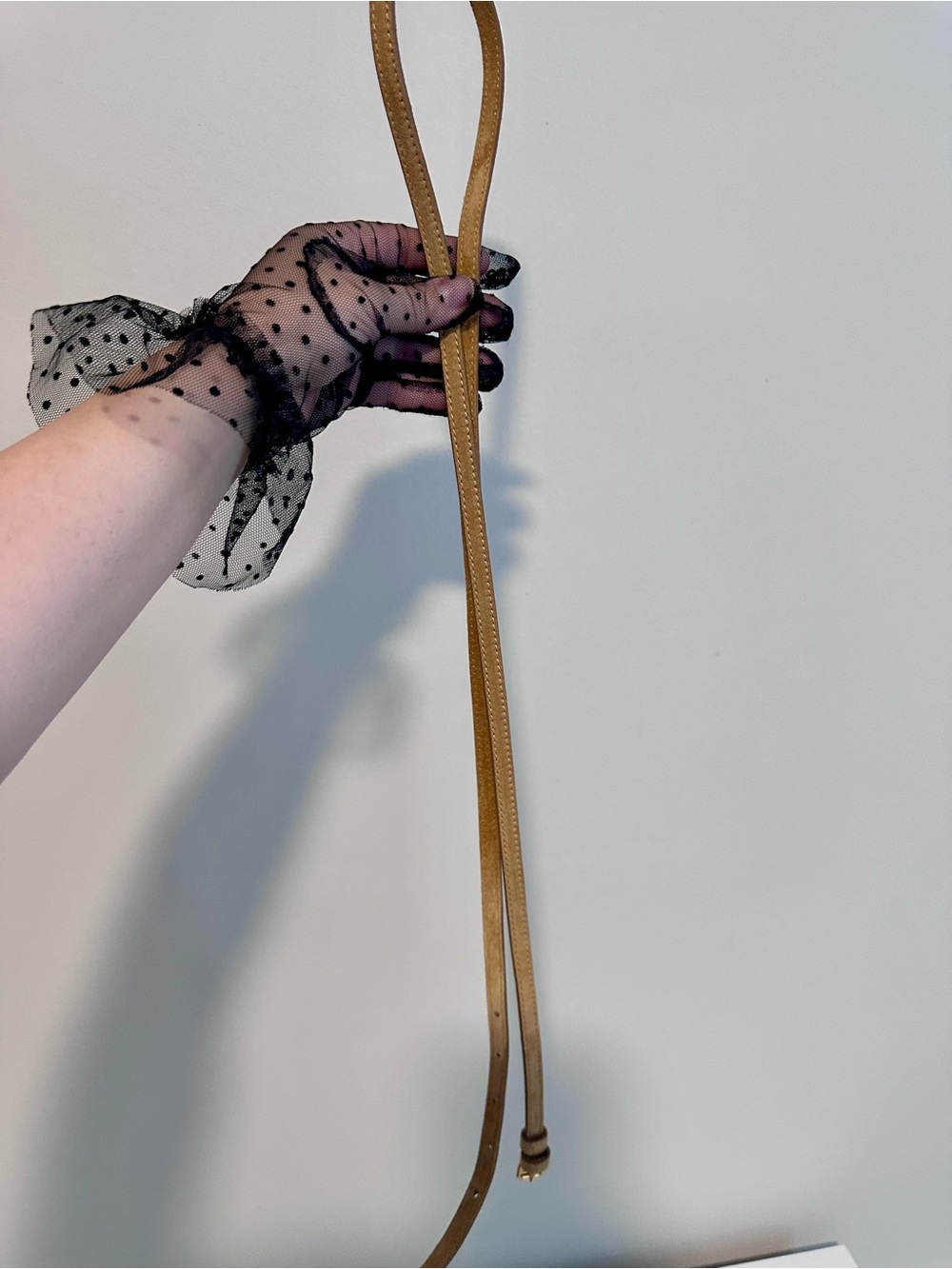 Versace Medusa Suede Sherpa Crossbody Bag - Picture 14 of 17